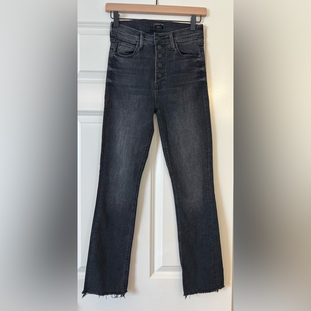 MOTHER The Pixie Dazzler Ankle Fray in Night Shadow Size 25